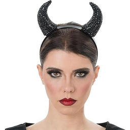 Chaks  diabelski diadem z błyszczącymi rogami