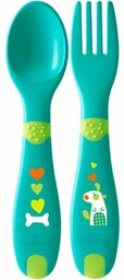 Chicco Pierwsze sztućce plastikowe 12m+ dla dzieci