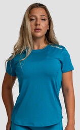 GymBeam Damska koszulka sportowa Limitless Aquamarine