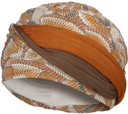 Turban Orange Elements by Christine Headwear, pomarańczowy, One