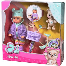 Evi Love Teddy Bike, lalka do zabawy