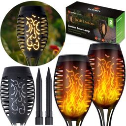 Lampka solarna, pochodnia, Ilumen, 2 szt