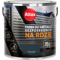 Farba do metalu 2,5 l antracyt półmat Altax