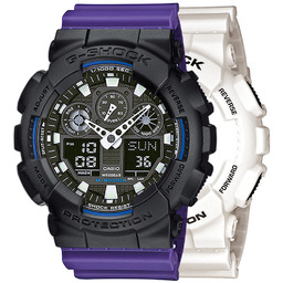 G-SHOCK SET GA-100B-7AER + BEZEL 10358741 + PASEK