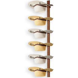 FLUFFYTREE Uchwyt na kapelusz kowbojski, stojak na kapelusze