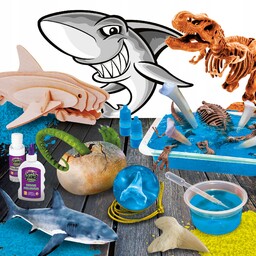 Crazy Science Rekiny i dinozaury Lisciani
