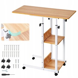 Mobilne przyłóżkowe biurko Stolik pod laptopa z regulacją