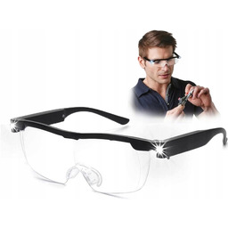 Okulary Powiększające Z Diodami Led Do Warsztatu