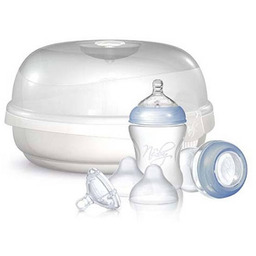 Nuby IDVP50 Sterylizator mikrofalowy z 2 butelkami