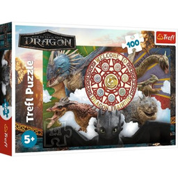 TREFL Puzzle Jak wytresować smoka Smoki w akcji