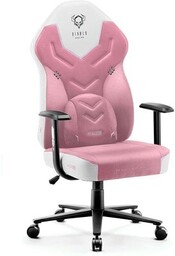 Fotel gamingowy materiałowy Diablo X-Gamer 2.0 Marshmallow Pink:
