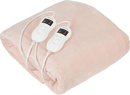 Mesko CR-7424 elektryczne podwójne łóżka, poliester, beżowy, 150