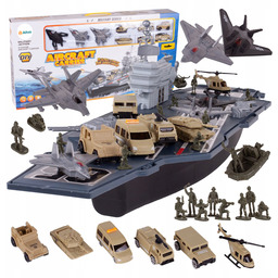 Duża Baza Wojskowa Lotniskowiec Samoloty Statek Wojskowy XXXL