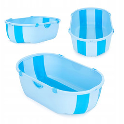 Wanienka Dla Dzieci Wanna Turystyczna Składana Odpływ Niebieska