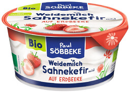 Sobbeke Kefir truskawkowy kremowy 150 g (EKO)
