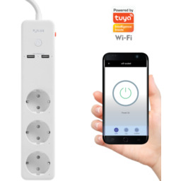 Listwa zasilająca z wyłącznikiem smart Wi-Fi 2 x