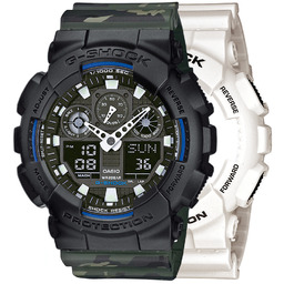 G-SHOCK SET GA-100B-7AER + BEZEL 10358741 + PASEK