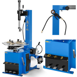 Montażownica do opon kół samochodowych motocyklowych półautomatyczna 11-22''