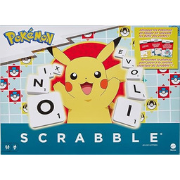 Mattel Games Pokemon Scrabble, rodzinna gra listowa