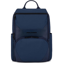 PIQUADRO, Plecak komputerowy i iPad z tkaniny recycled