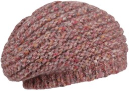 Beret z Dzianiny Montodine by bedacht, różowy, One