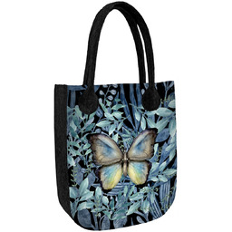 Torebka filcowa City Antracyt, nadruk Emanuel  shopperka