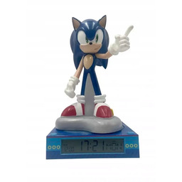 Lampka 3D Z Budzikiem Sonic The Hedgehog
