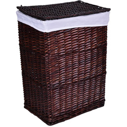 Edinos Wiklinowy kosz na pranie wenge 72L T6-G72