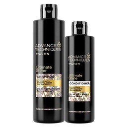 Avon Ultimate Shine Zestaw Połysk włosów [SZAMPON +