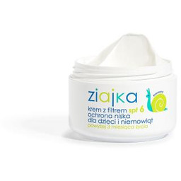 ZIAJA ZIAJKA Krem dla dzieci z SPF6 (ślimak),
