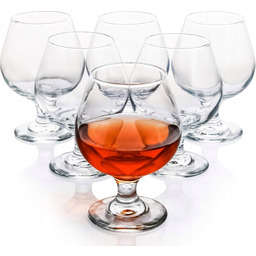 Kieliszki do brandy koniaku na stopce LUXITO Havana