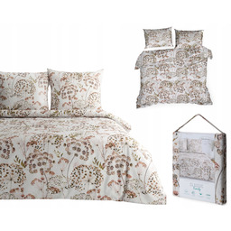 Pościel Bawełniana W Kwiaty 200x220 Julita 100% Bawełna