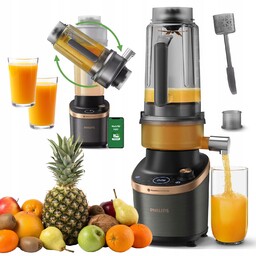 Blender z modułem sokowirówki Philips HR3770/00 Flip&Juice 1500W