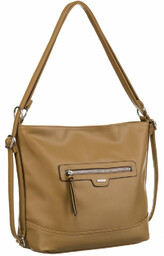 Pojemna torebka damska ze skóry ekologicznej - Rovicky