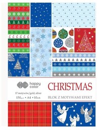 Blok Happy Color A4 15 ark Christmas nr