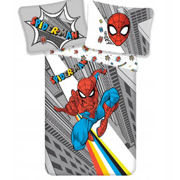 Pościel Bawełniana Spider-Man Pop 140x200 Dynamiczna Akcja