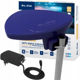 Antena Zewnętrzna Aktywna DVB-T2 Full Hd Tv 4K