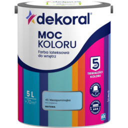 Farba lateksowa do wnętrz MOC KOLORU Niezapominajka 5