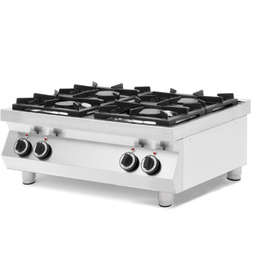 Kuchnia gazowa stołowa 4-palnikowa Kitchen Line 2x 6kW