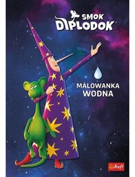 Trefl Kolorowanka Smok Diplodok Malowanka wodna (miękka okładka)