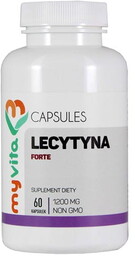 Lecytyna Forte 1200mg, Myvita, 60 kapsułek