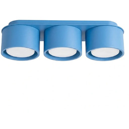 Sollux Potrójna lampa sufitowa MODO błękitna SL.2488 3xGx53