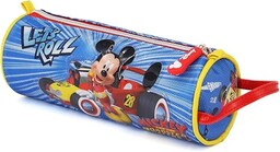 Myszka Miki Racers -Piórnik Cylinder, Niebieski, 22 x