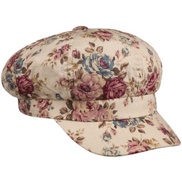 Czapka Kaszkiet Romantic Roses by Lipodo, beżowy, cm