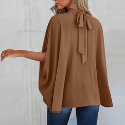 Elegancka bluzka Sweter Top damski Satynowy Krótki Rękaw