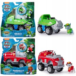 Psi Patrol Z Dżungli Pojazd Rocky Marshall Jungle
