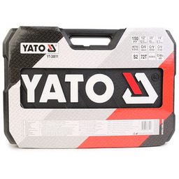 YATO YT-38811 Zestaw narzędzi Liczba narzędzi: 150, Rozmiary