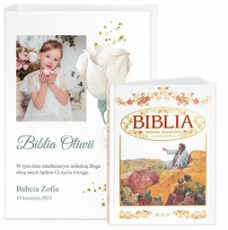 Biblia w etui z nadrukiem i Twoim zdjęciem