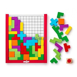 Gra Tetris - kolorowa układanka logiczna