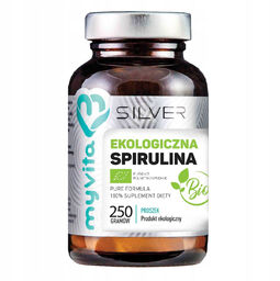 MyVita Silver, Spirulina BIO ekologiczna, Proszek, 250 g